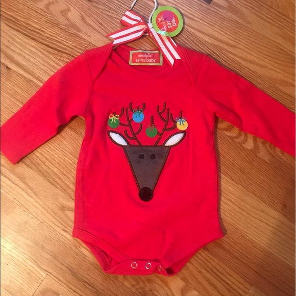 Mud Pie Other - 🦌 Mud Pie Reindeer Onesie